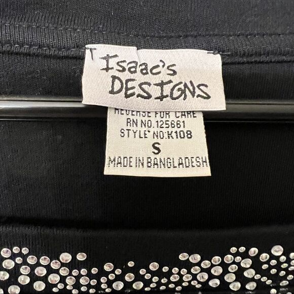Isaac’s Designs Long Sleeve Decorative Top Size Small - Picture 4 of 4